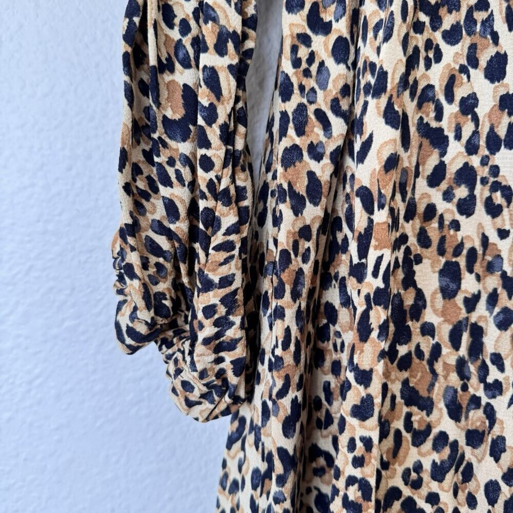 Zara Trf Collection Leopard Print Mini Dress Wome… - image 3